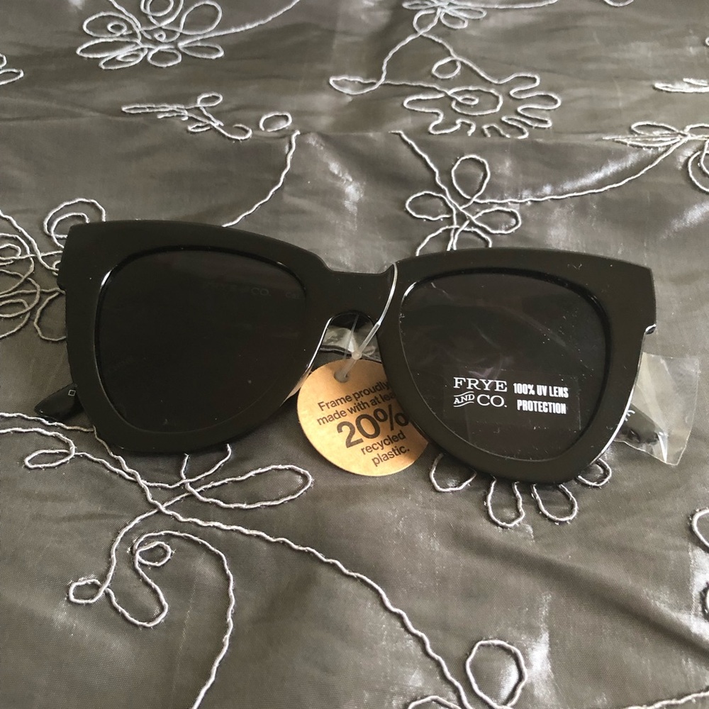 Frye Black Cat Eye Sunglasses